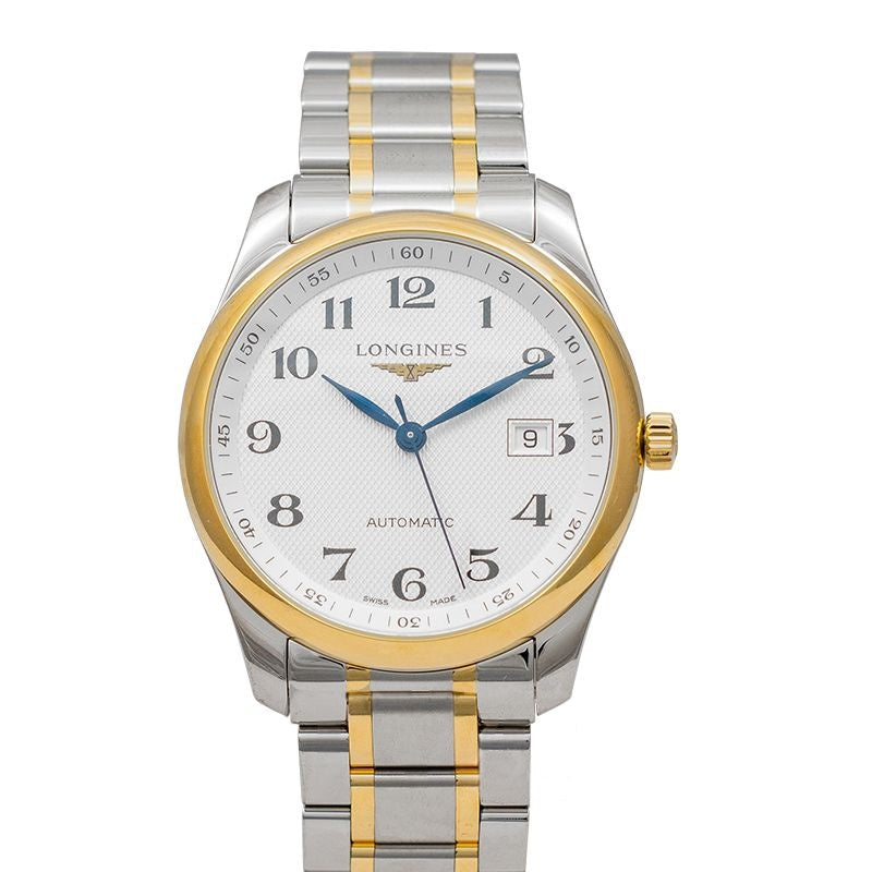 Die Longines Master Collection 40 mm weißes Zifferblatt in Gold L27935787