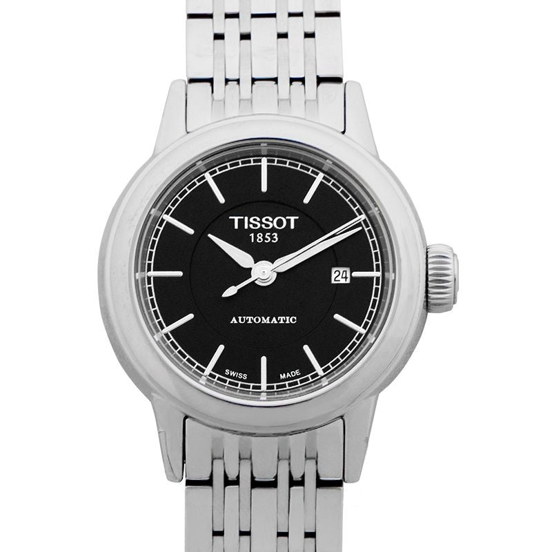 T-Classic 29,5 mm schwarzes Zifferblatt aus Edelstahl T085.207.11.051.00