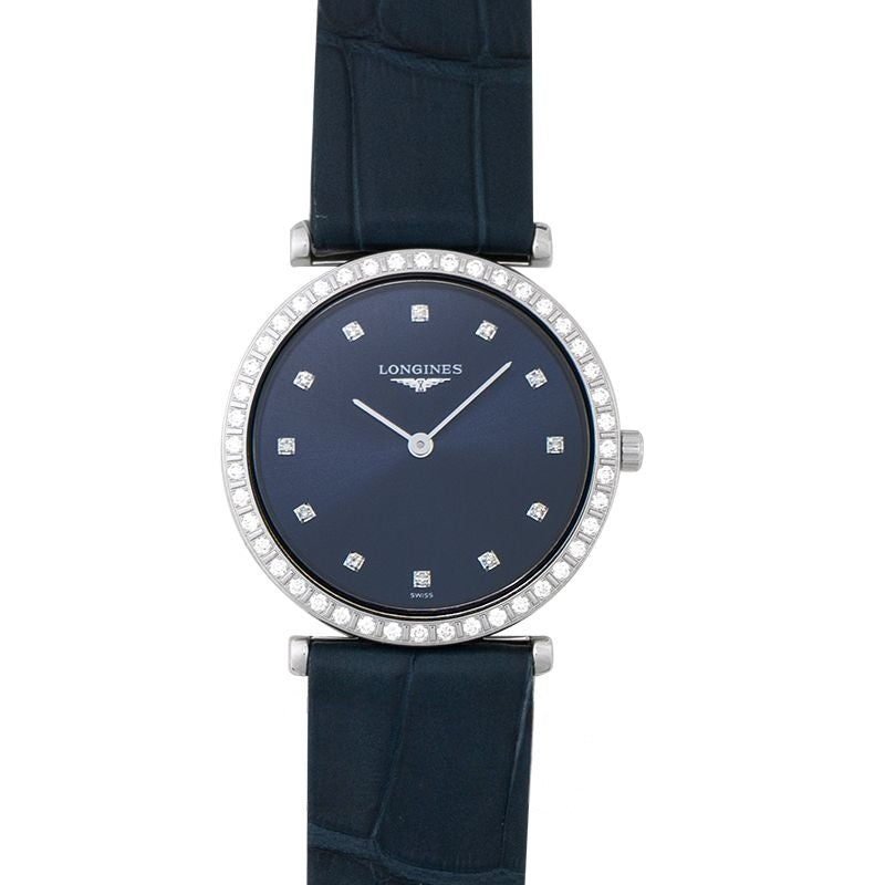 La Grande Classique – 29,00 mm blaues Zifferblatt mit Sonnenschliff aus Edelstahl L45230972