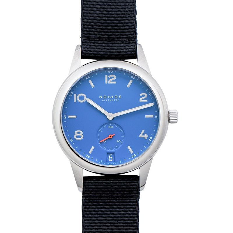 Club 41,5 mm blaues Zifferblatt aus Edelstahl 777