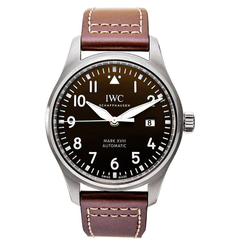 Pilot 40 mm braunes Zifferblatt aus Edelstahl IW3270-03