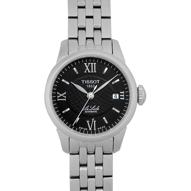 T-Classic 25,3 mm schwarzes Zifferblatt aus Edelstahl T41.1.183.53