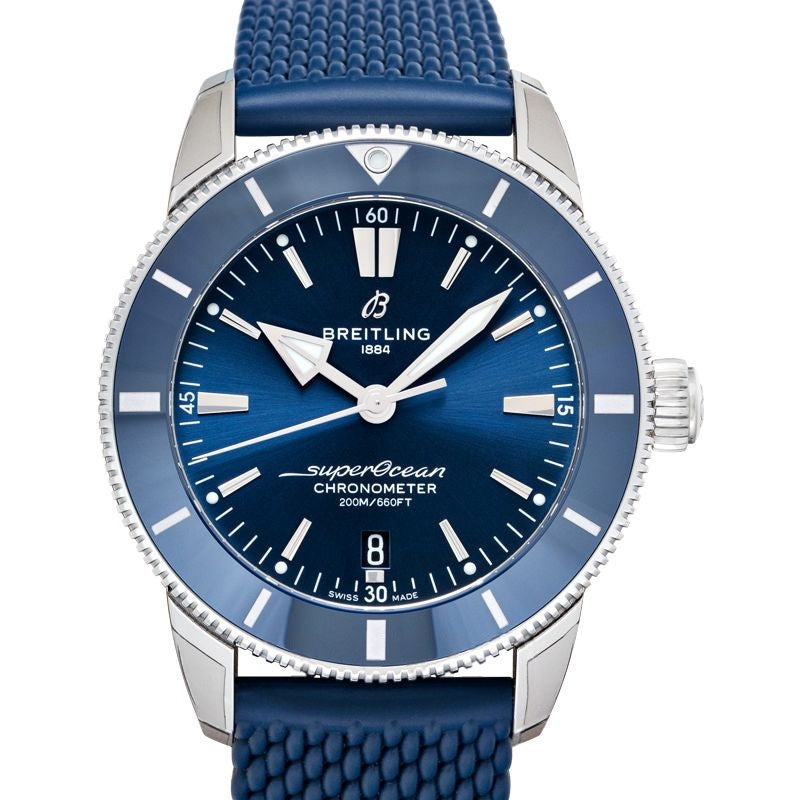 Superocean Heritage 44 mm blaues Zifferblatt aus Edelstahl AB2030161C1S1