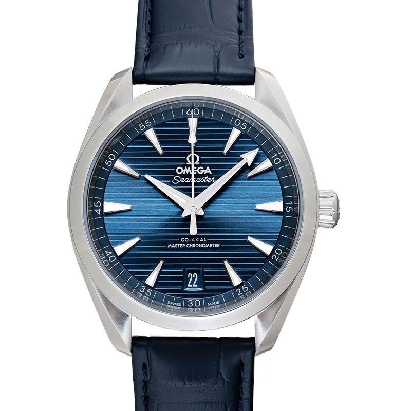 Seamaster 41 mm blaues Zifferblatt aus Edelstahl 220.13.41.21.03.003