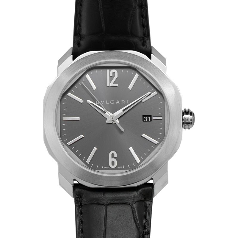 Octo 41 mm Anthrazit-Zifferblatt aus Edelstahl 102855