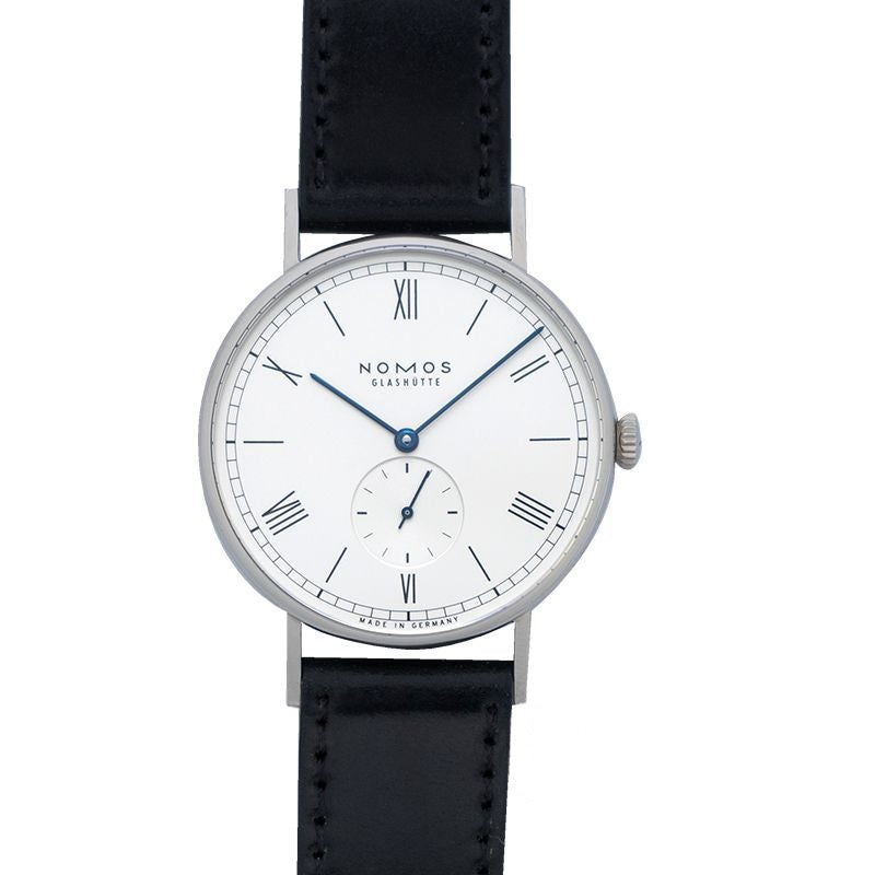 Ludwig 37,5 mm weißes Zifferblatt aus Edelstahl 235