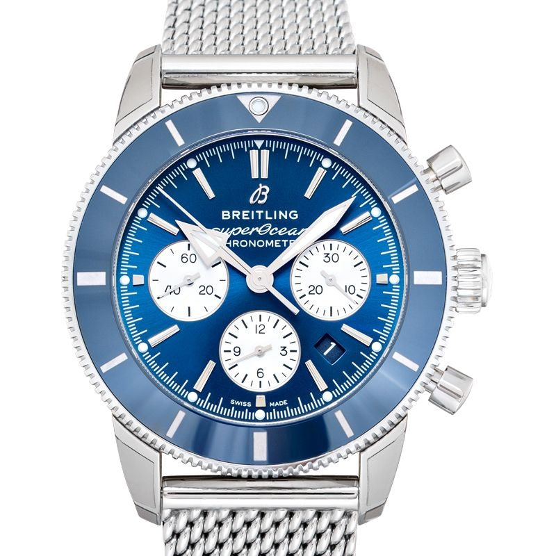 Superocean Heritage 44 mm blaues Zifferblatt aus Edelstahl AB0162161C1A1