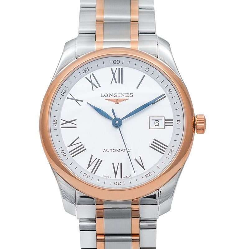 Die Longines Master Collection 40 mm weißes Zifferblatt aus Edelstahl L27935117