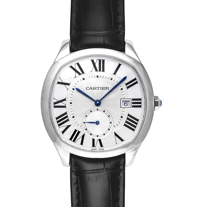 Drive de Cartier 40 mm rotes Zifferblatt aus Edelstahl WSNM0004