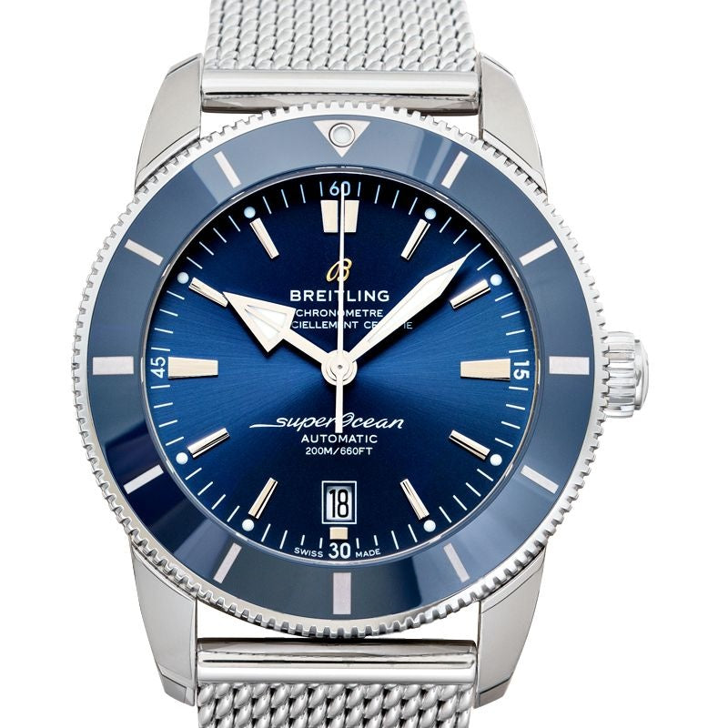 Superocean Heritage 46 mm blaues Zifferblatt aus Edelstahl AB2020161C1A1