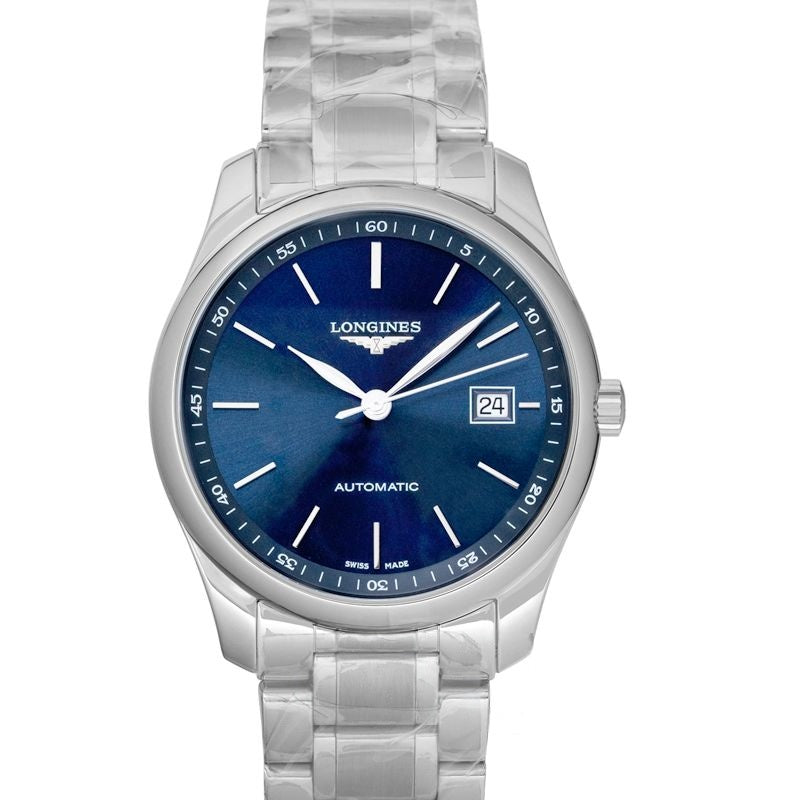 Die Longines Master Collection 40 mm blaues Zifferblatt aus Edelstahl L27934926