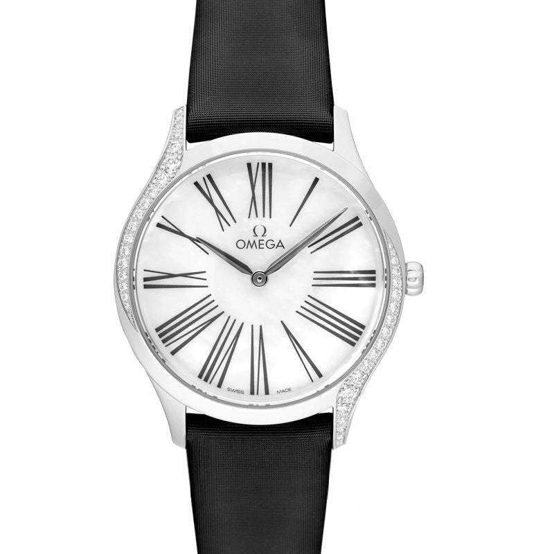 De Ville 36 mm Perlmutt-Zifferblatt aus Edelstahl 428.17.36.60.05.001