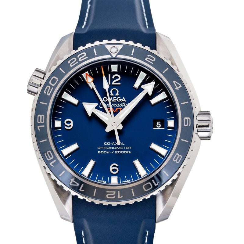 Seamaster 43,5 mm blaues Zifferblatt aus Titan 232.92.44.22.03.001