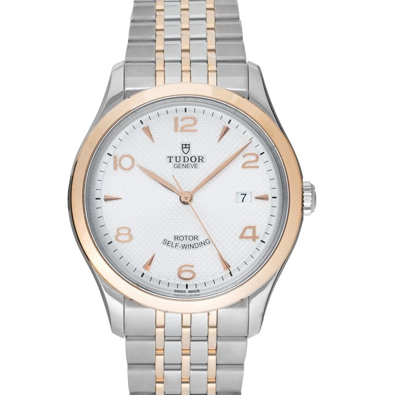 Tudor 1926 41 mm silbernes Zifferblatt aus Edelstahl 91651-0001