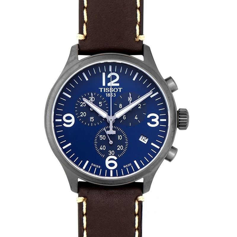 T-Sport 45 mm blaues Zifferblatt aus Edelstahl T116.617.36.047.00