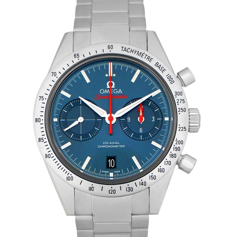 Speedmaster 41,5 mm blaues Zifferblatt aus Stahl 331.10.42.51.03.001