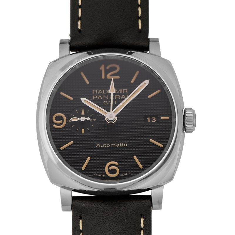 Radiomir 1940 45 mm schwarzes Zifferblatt aus Edelstahl PAM00627