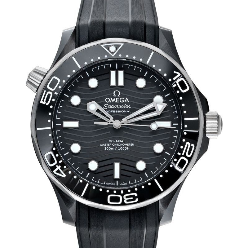 Seamaster 43,5 mm schwarzes Zifferblatt aus Keramik 210.92.44.20.01.001
