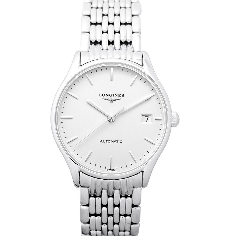 Longines Lyre 35 mm weißes Zifferblatt aus Edelstahl L48604126