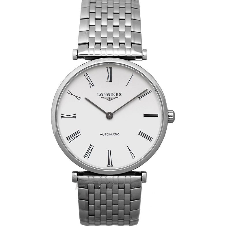 La Grande Classique, 36 mm, weißes Zifferblatt aus Edelstahl, L49084116