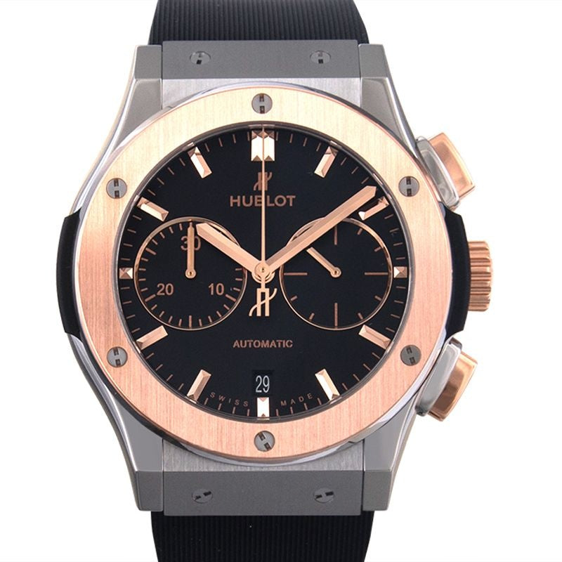 Classic Fusion, 45 mm, schwarzes Zifferblatt aus Titan, 521.NO.1181.RX
