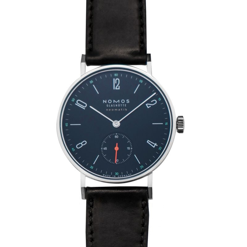 Tangente 35 mm blaues Zifferblatt aus Edelstahl 177
