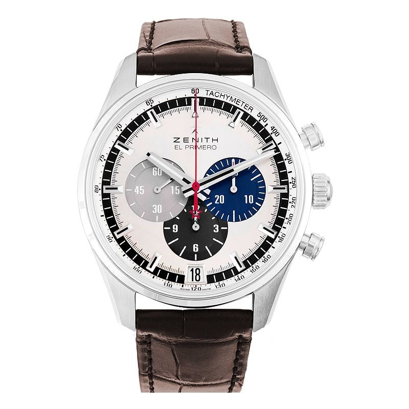 Chronomaster 42 mm, silbernes Zifferblatt aus Edelstahl, 03.2040.400/69.C494