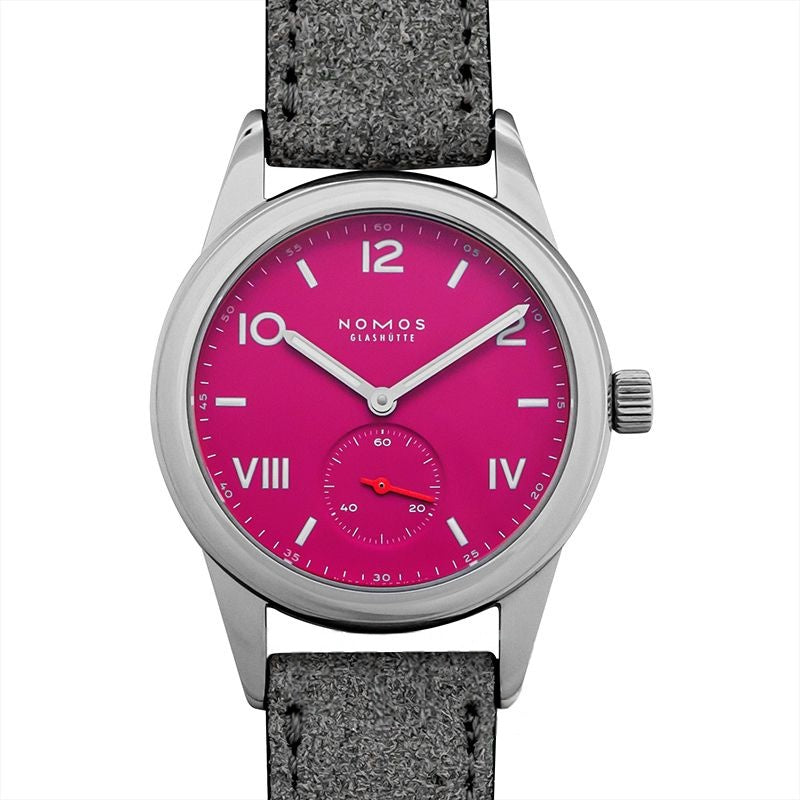 Club 36 mm rosa Zifferblatt aus Edelstahl 711