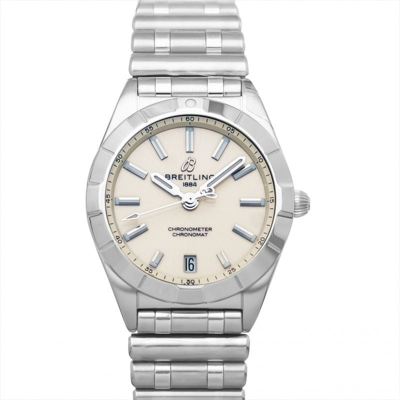 32 mm weißes Zifferblatt aus Edelstahl A77310101A2A1