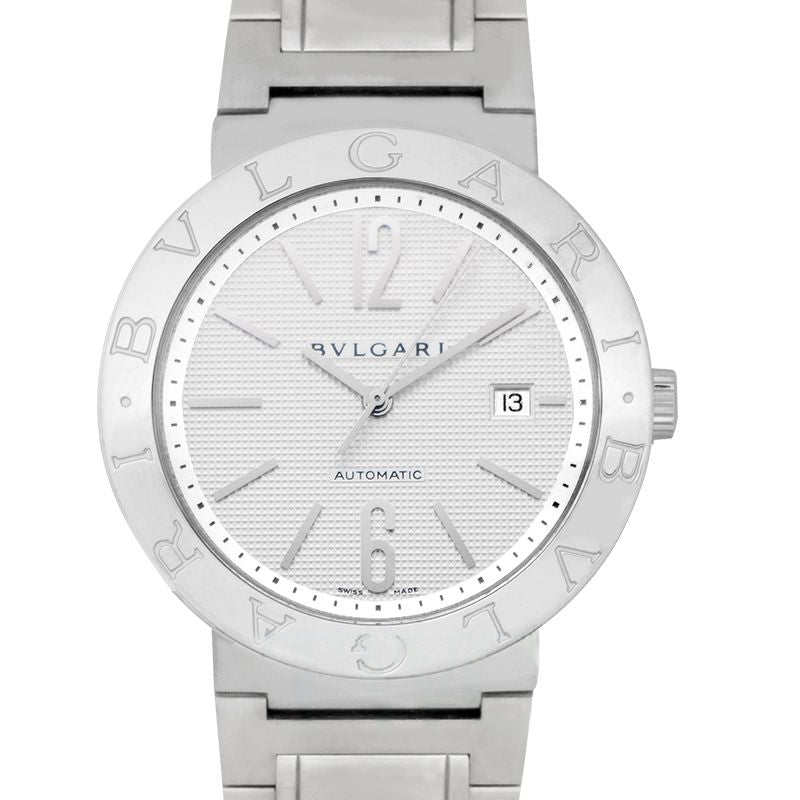 Bvlgari Bvlgari 42 mm weißes Zifferblatt aus Edelstahl 101381