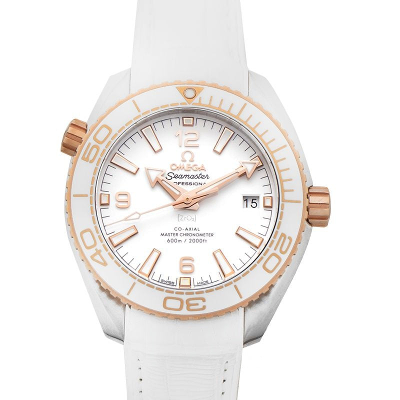 Seamaster 39,5 mm weißes Zifferblatt aus Edelstahl 215.23.40.20.04.001