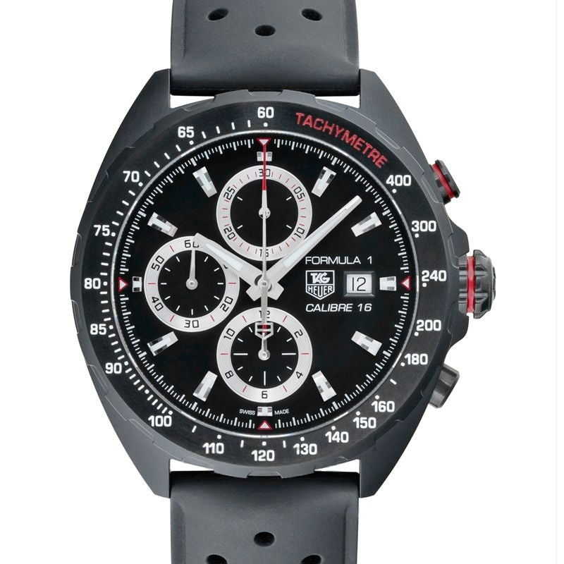 Formula 1 44 mm schwarzes Zifferblatt aus Titan CAZ2011.FT8024