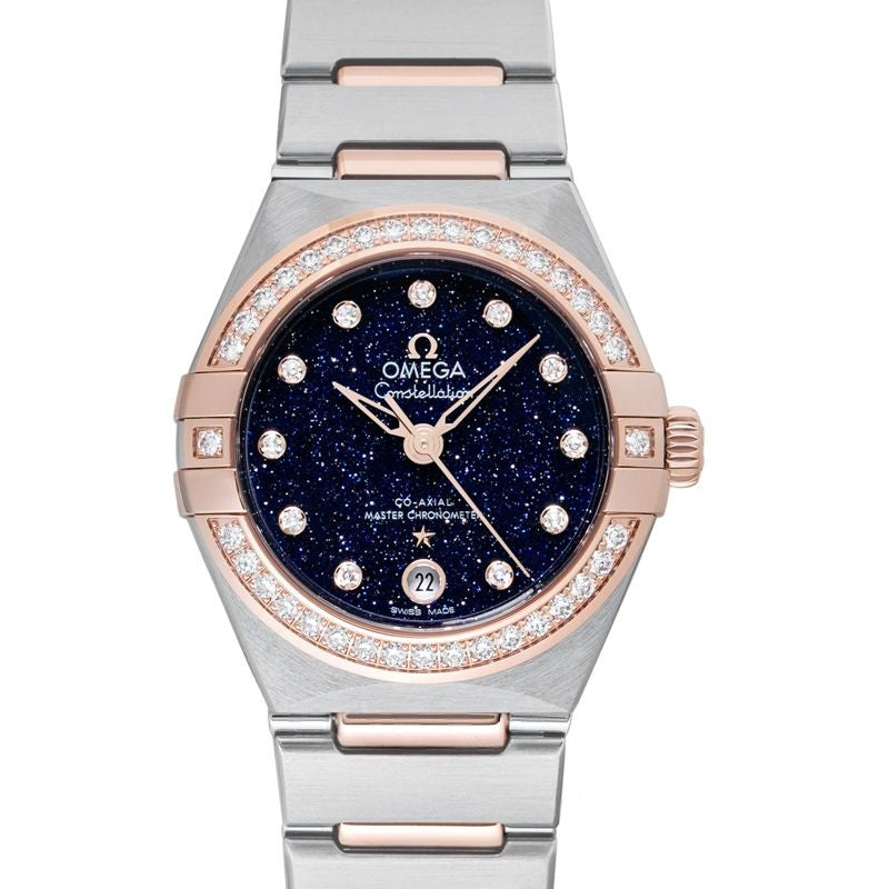 Constellation 29 mm, blaues Zifferblatt aus Stahl und Sedna-Gold, 131.25.29.20.53.002