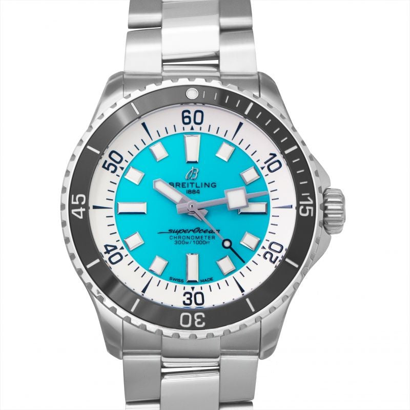 Superocean 44 mm blaues Zifferblatt aus Edelstahl A17376211L2A1