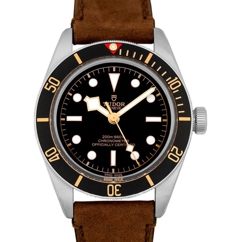 Heritage Black Bay 39 mm schwarzes Zifferblatt aus Edelstahl 79030N-0002