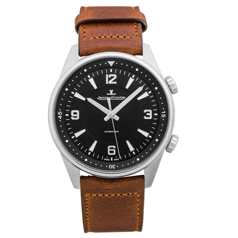 Polaris 41 mm schwarzes Zifferblatt aus Edelstahl Q9008471