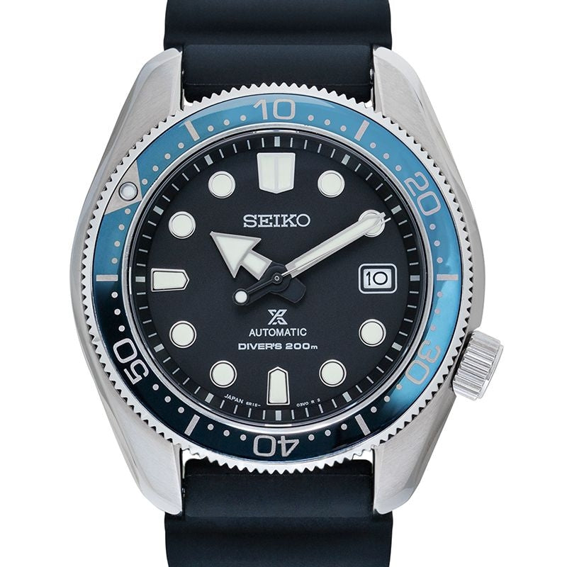 Prospex 44 mm schwarzes Zifferblatt aus Edelstahl SBDC063