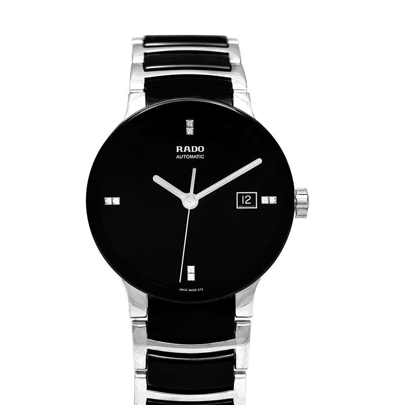 Centrix 38 mm schwarzes Zifferblatt aus Edelstahl R30941702