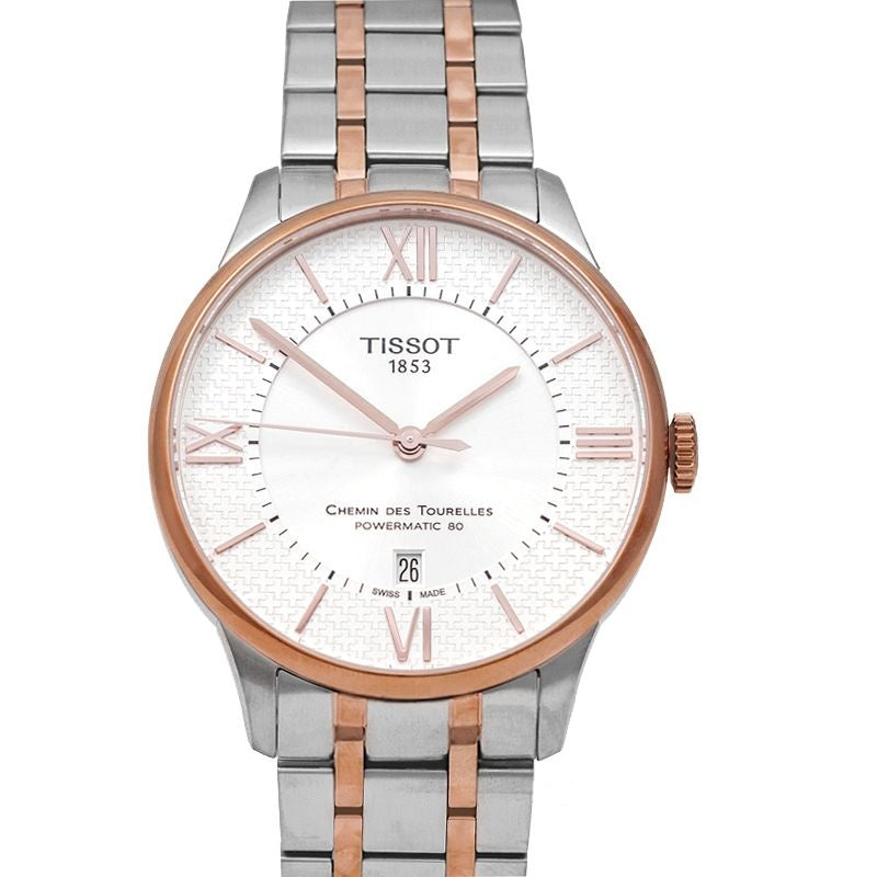 Special Collections 42 mm silbernes Zifferblatt aus Edelstahl T099.407.22.038.01