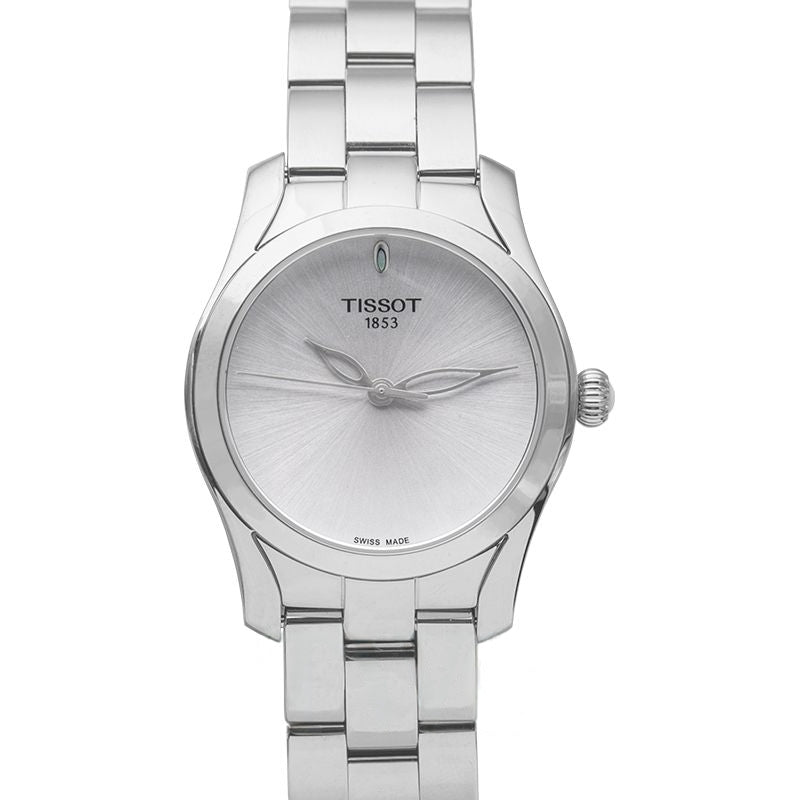 T-Lady 30 mm silbernes Zifferblatt aus Edelstahl T112.210.11.031.00