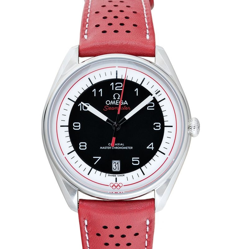 Seamaster 39,5 mm schwarzes Zifferblatt aus Edelstahl 522.32.40.20.01.004
