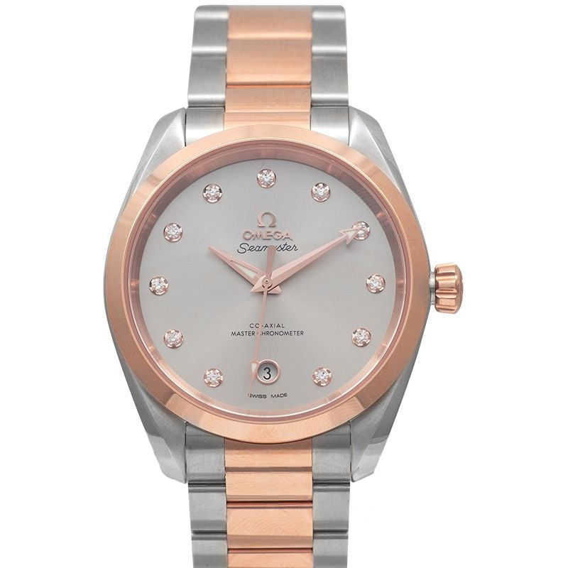 Seamaster 38 mm, graues Zifferblatt aus Edelstahl, 220.20.38.20.56.002