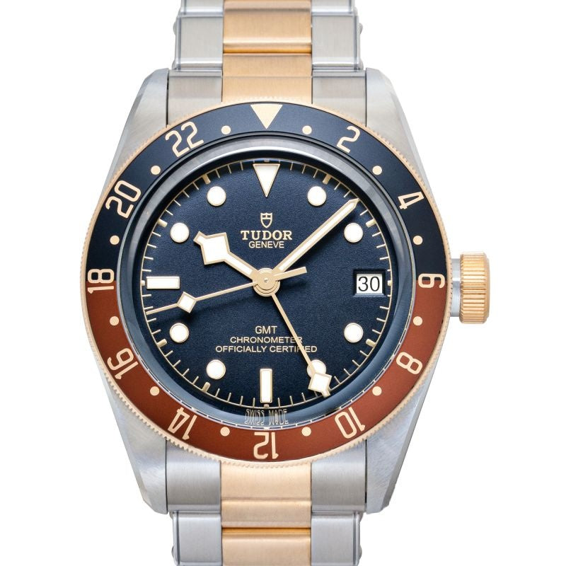 Heritage Black Bay 41 mm schwarzes Zifferblatt aus Edelstahl 79833mn-0001