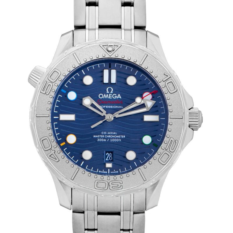 Seamaster 42 mm blaues Zifferblatt aus Edelstahl 522.30.42.20.03.001
