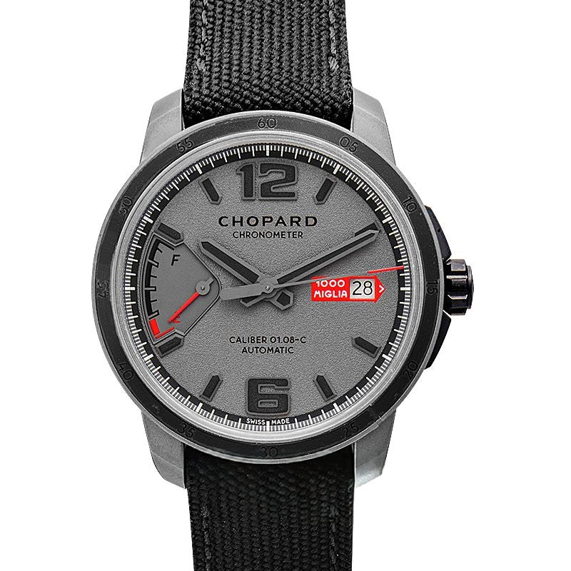 Classic Racing 43 mm graues Zifferblatt aus Titan 168566-3007