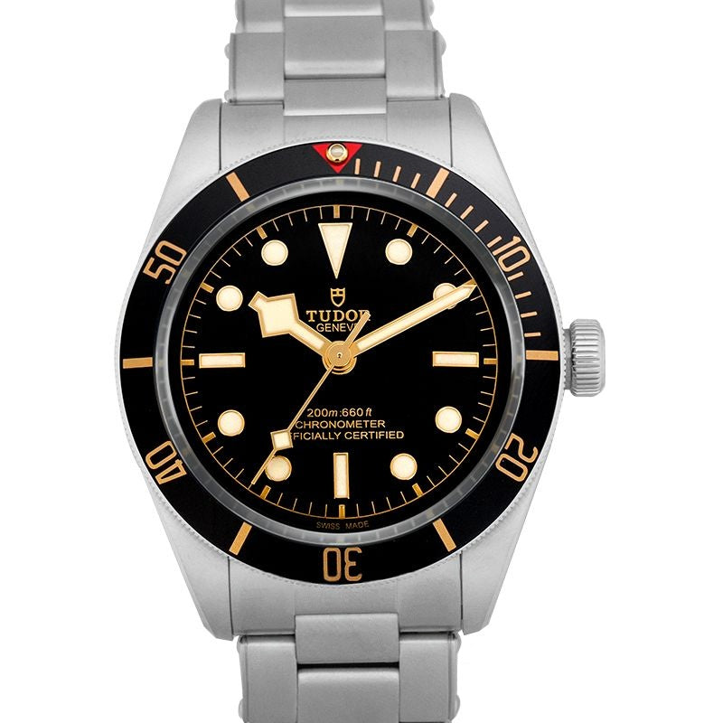 Heritage Black Bay 39 mm schwarzes Zifferblatt aus Edelstahl 79030N-0001