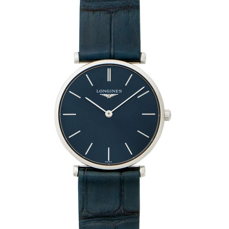 La Grande Classique – 29,00 mm blaues Zifferblatt mit Sonnenschliff aus Edelstahl L45124952