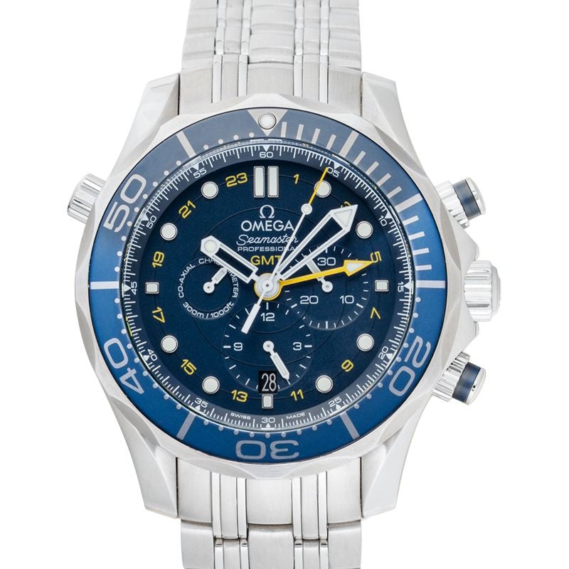 Seamaster 44 mm blaues Zifferblatt aus Edelstahl 212.30.44.52.03.001