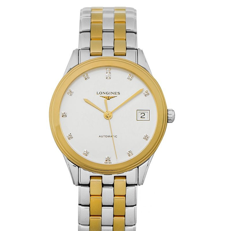Les Grandes Classiques 36 mm weißes Zifferblatt aus Edelstahl L47743277