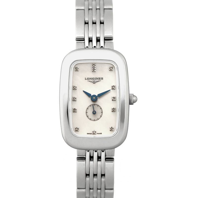 Equestrian 22.00 Weißes Perlmuttzifferblatt aus Edelstahl L61414876